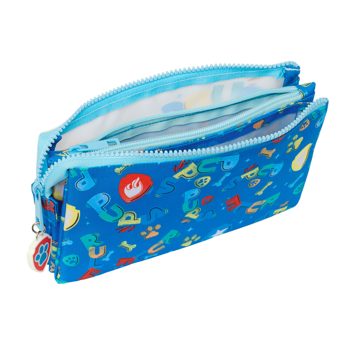 Tredubbel Carry-all The Paw Patrol Pups rule Blå 22 x 12 x 3 cm - 2