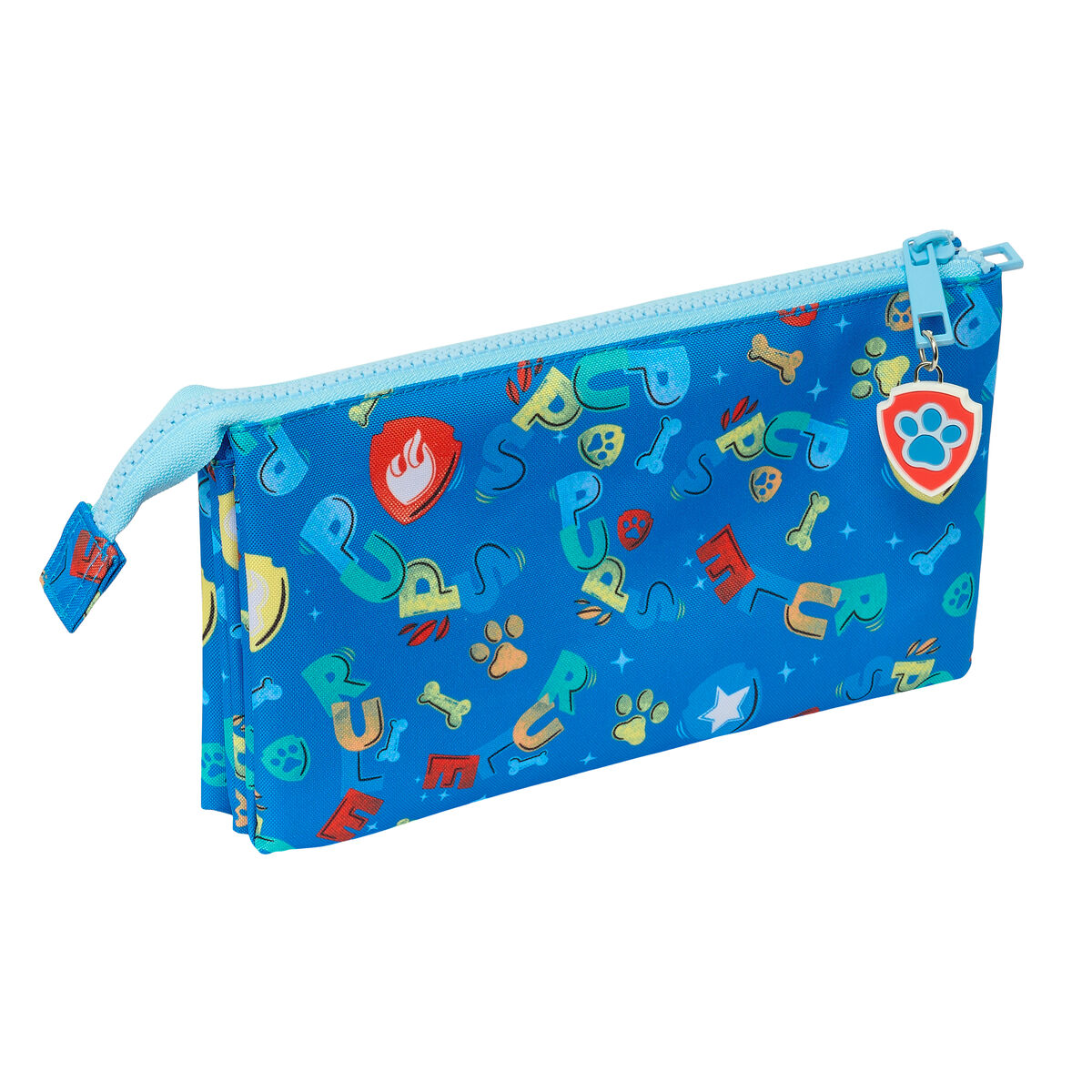 Tredubbel Carry-all The Paw Patrol Pups rule Blå 22 x 12 x 3 cm - 3