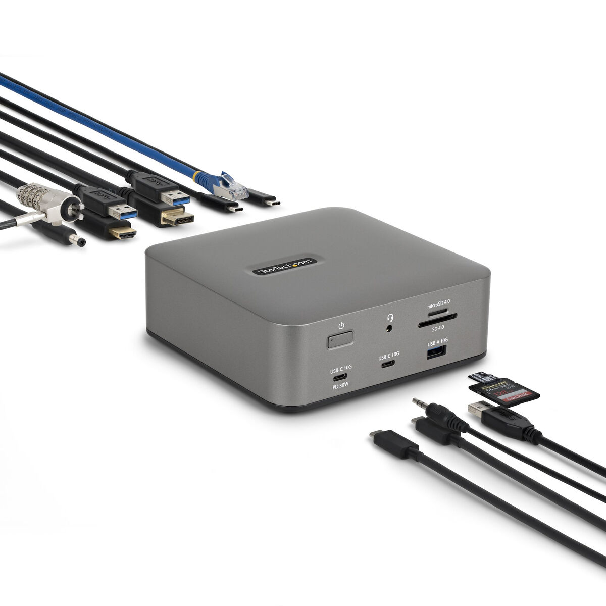 USB-HUB Startech 215UE-TB5USB4DOCK Grå