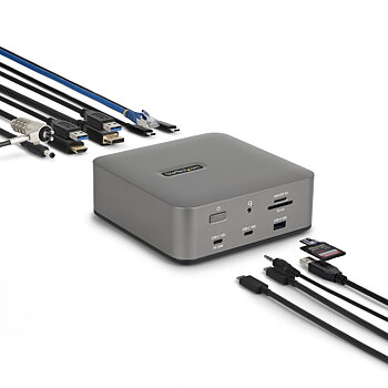 USB-HUB Startech 215UE-TB5USB4DOCK Grå