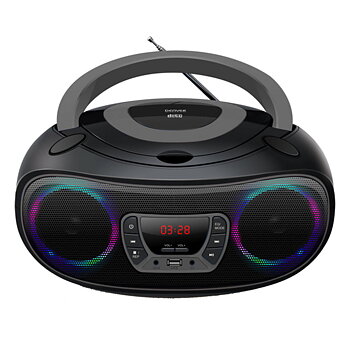 Bluetooth CD-radio MP3 Denver Electronics TCL-212BT GREY 4W Grå Svart/Grå