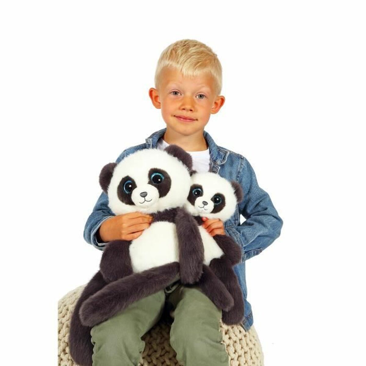 Mjukisleksak Gipsy Toys Panda Leggies Svart - 3