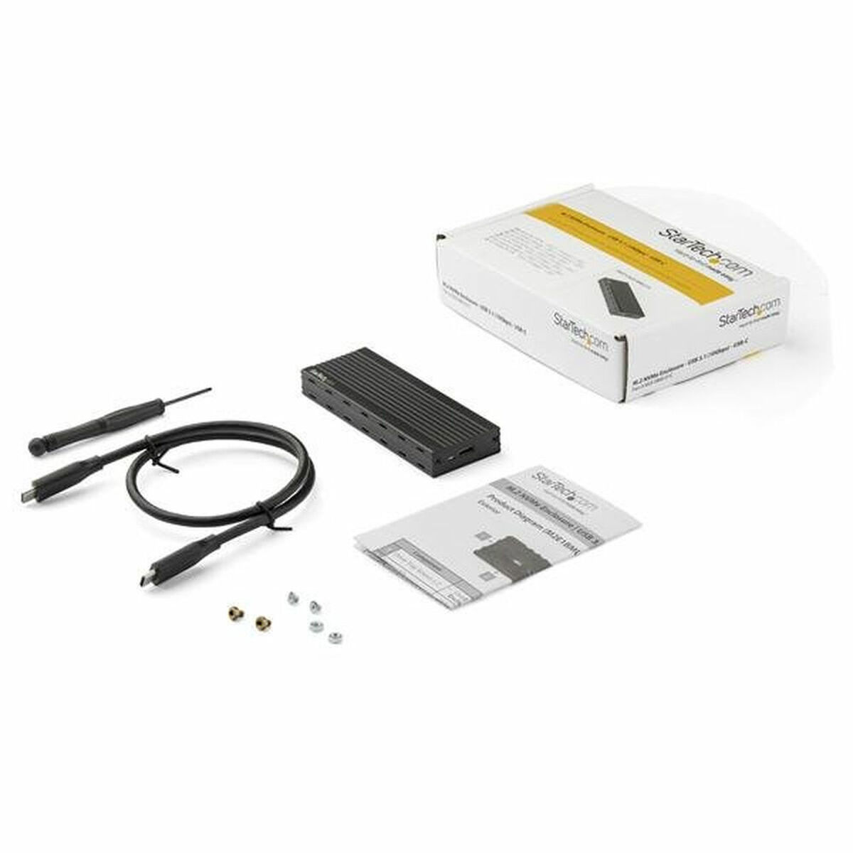 Hårddiskfodral Startech M2E1BMU31C - 3