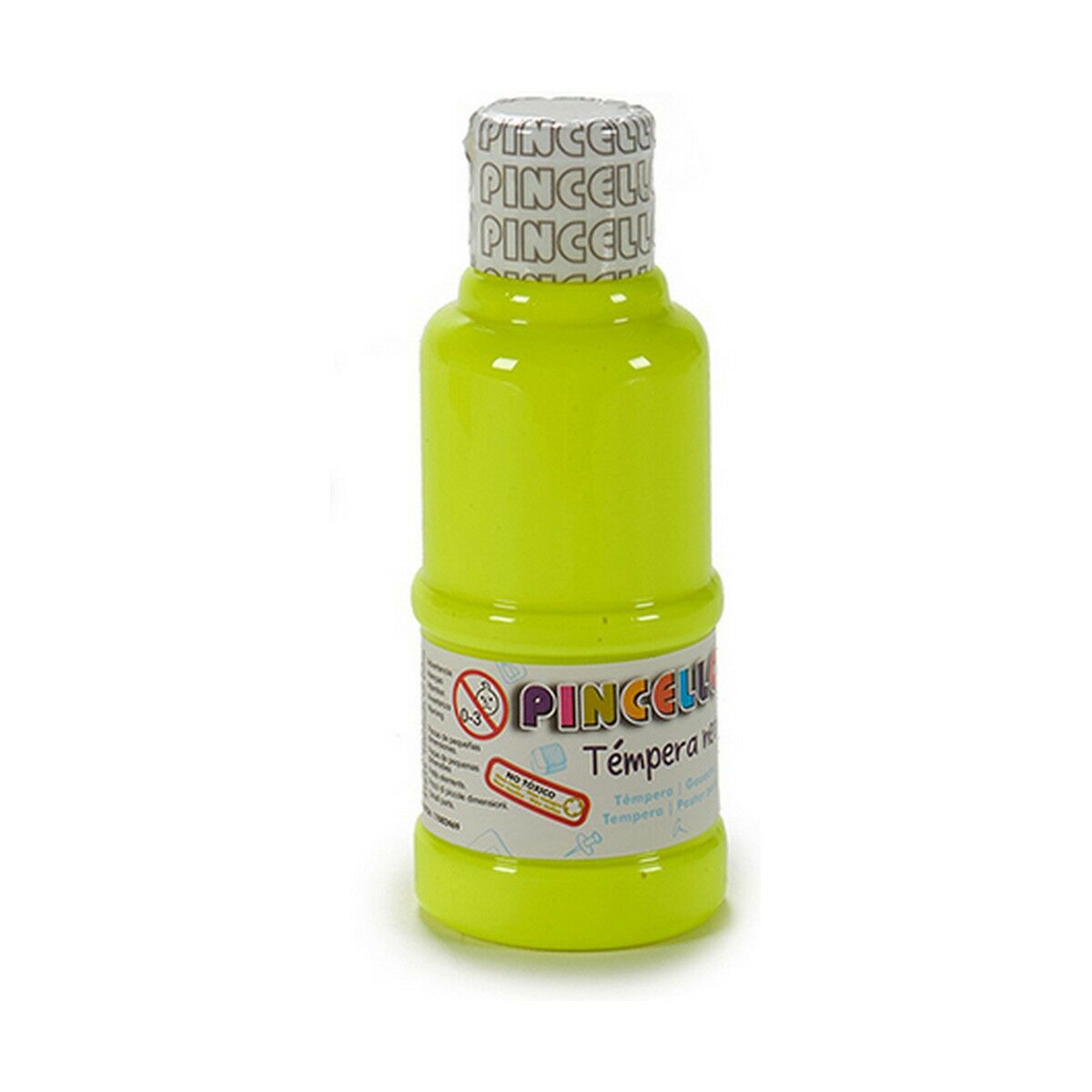 Gouache Pincello Neon Gul 120 ml (12 antal)