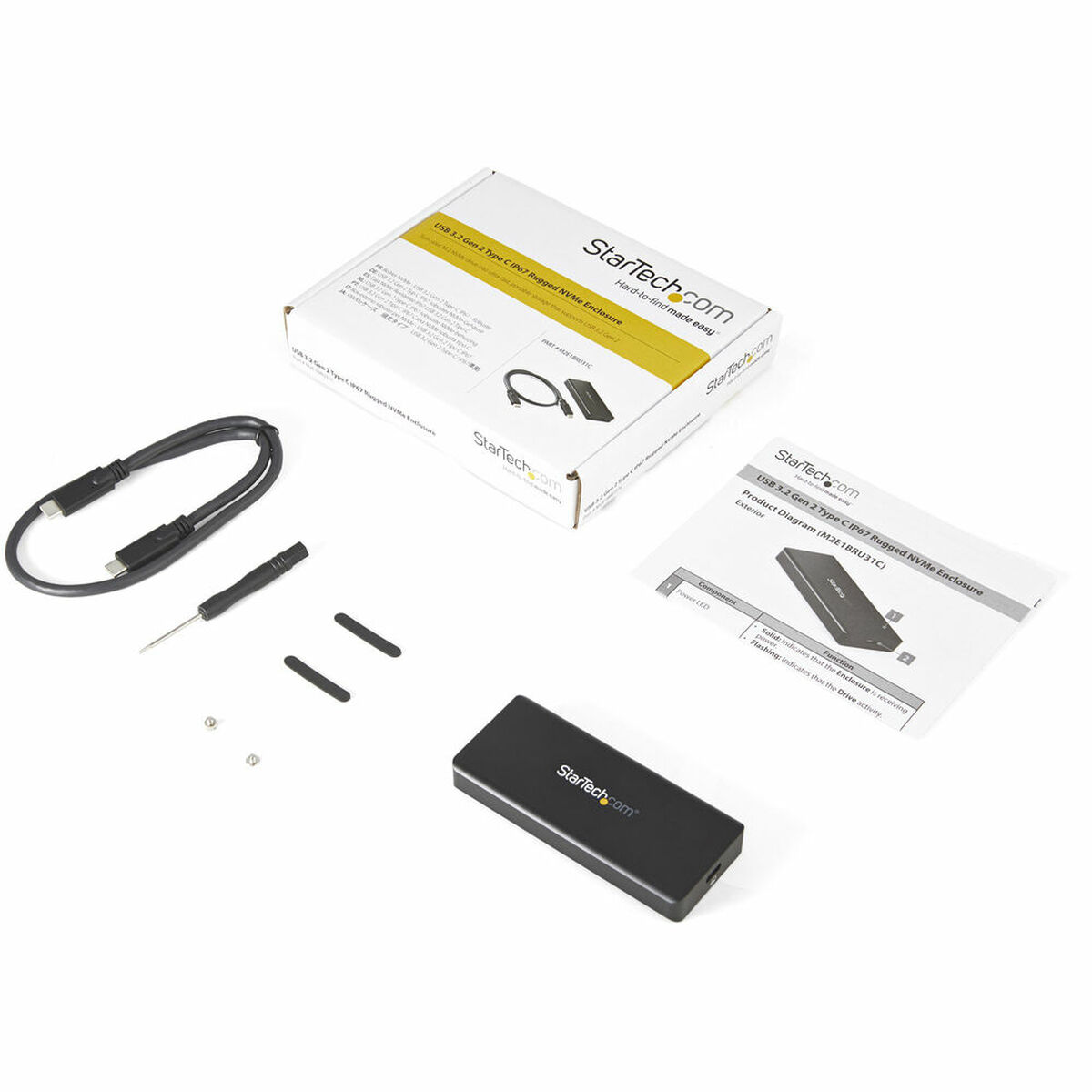 Externlåda Startech M2E1BRU31C - 2