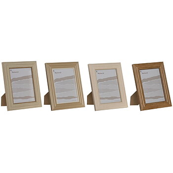 Fotoram Home ESPRIT Multicolour Glas polystyren 19,2 x 1,6 x 24,2 cm (4 antal)