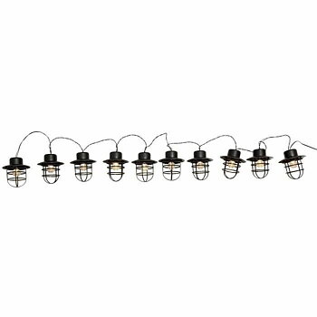 LED-krans Lumisky Detroit Vit Svart Blommig