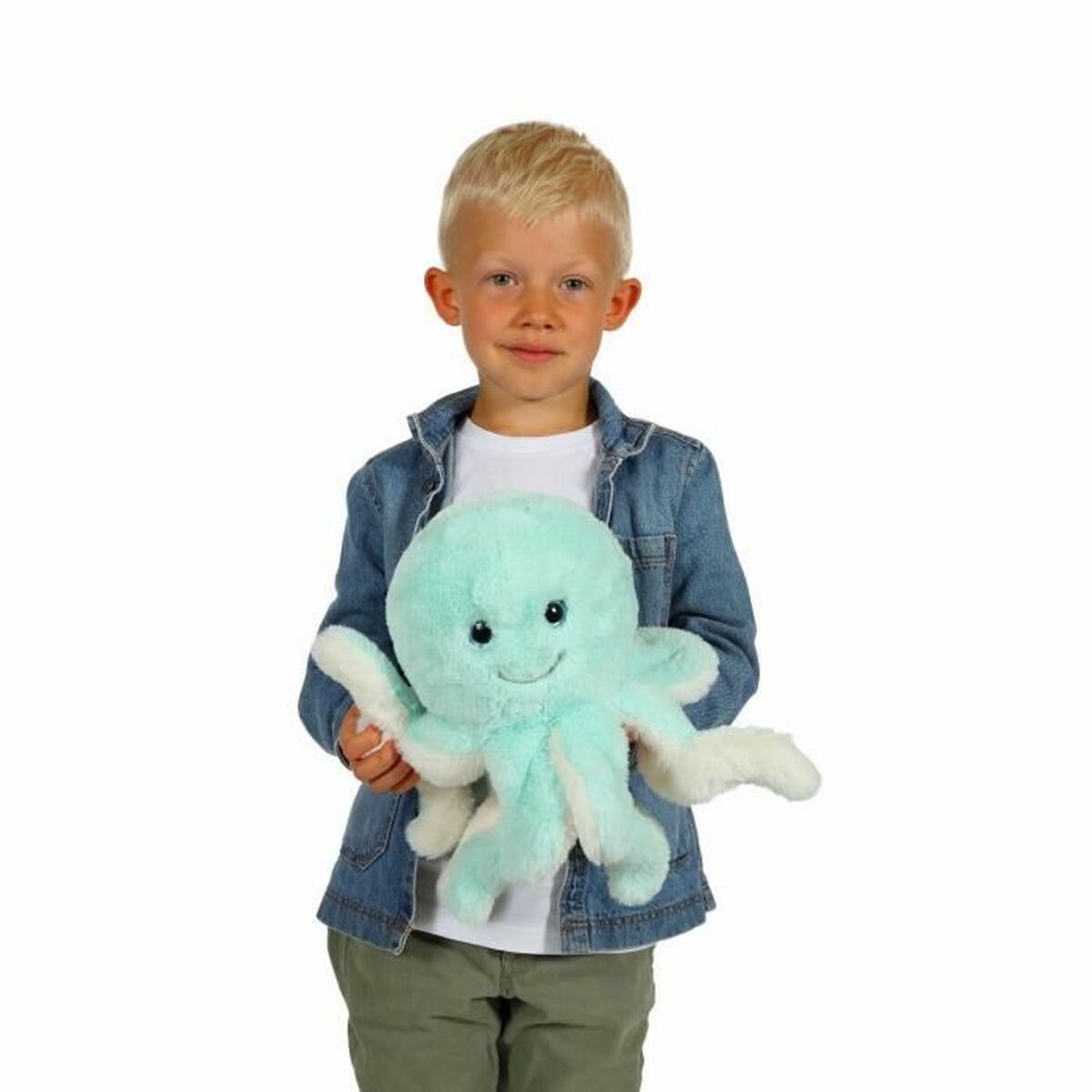Mjukisleksak Gipsy Toys Octopus Plush Blå - 3