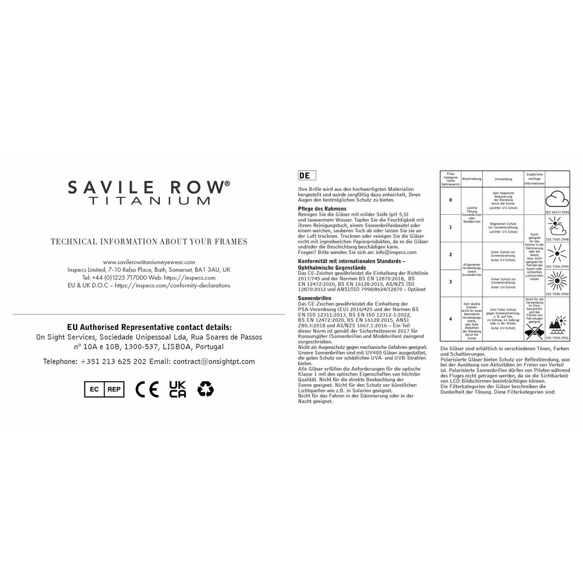 Glasögonbågar Savile Row SRO-002 53002 - 3