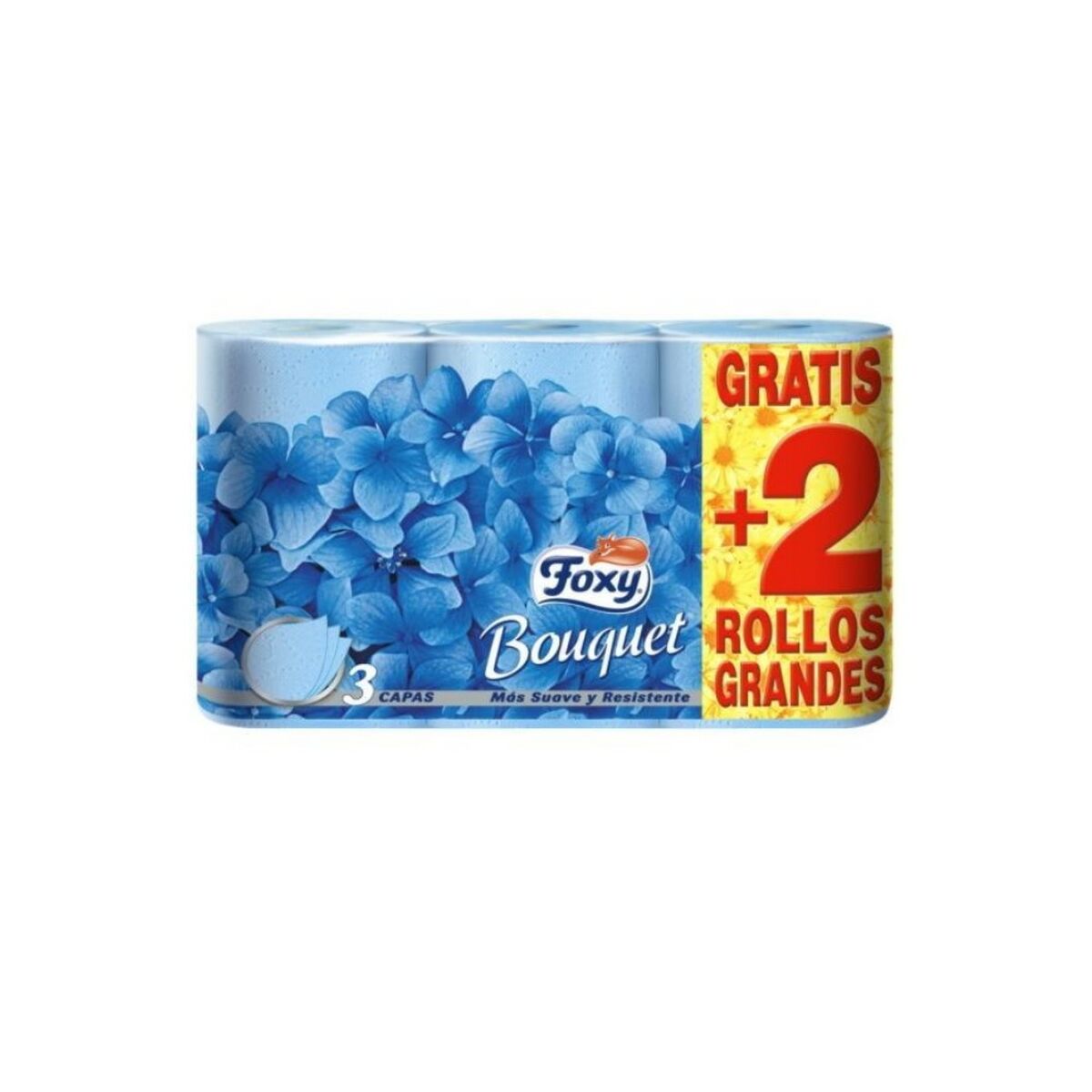 Toalettrulle Foxy Bouquet 3 lager 6 Delar - 2