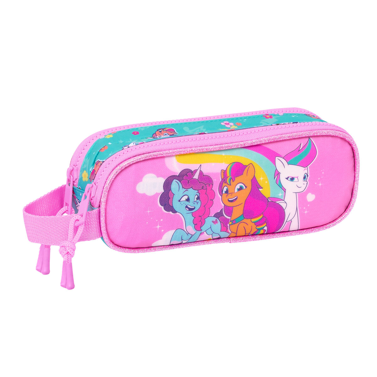 Dubbel bär-allt My Little Pony Magic Rosa Turkos 21 x 8 x 6 cm - 3