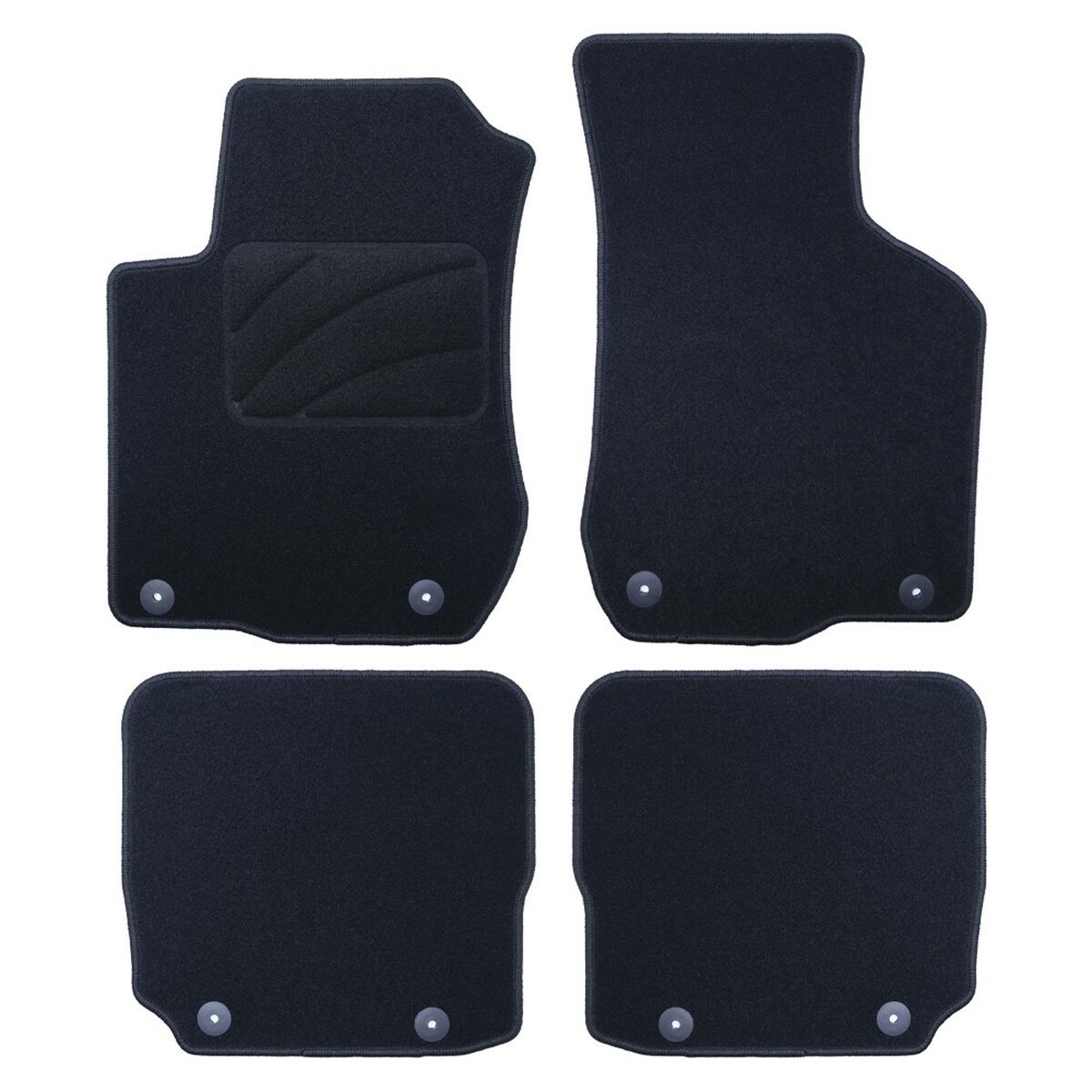 Set med bilgolvmattor OCC Motorsport OCCD0006 5 Delar