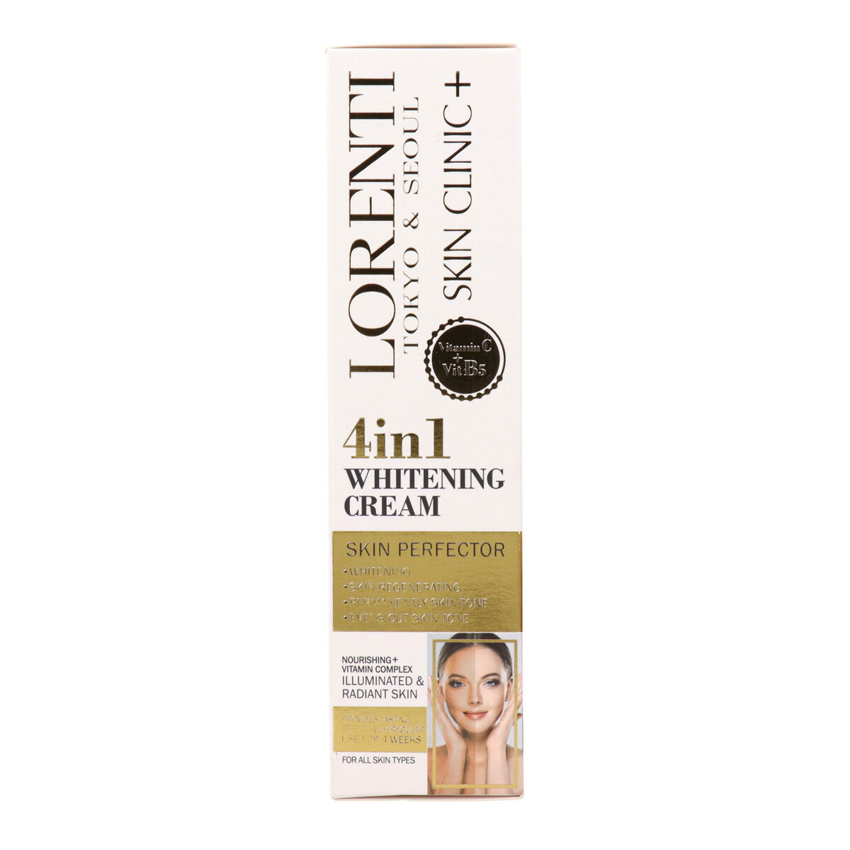 Förfinande kräm Lorenti 4In1 Whitening 150 ml