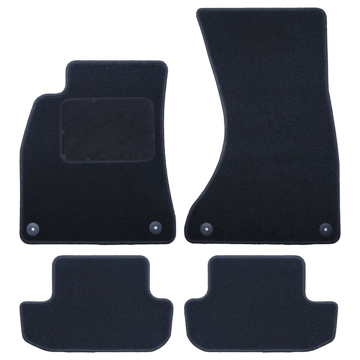 Set med bilgolvmattor OCC Motorsport OCCD0017 5 Delar - 2