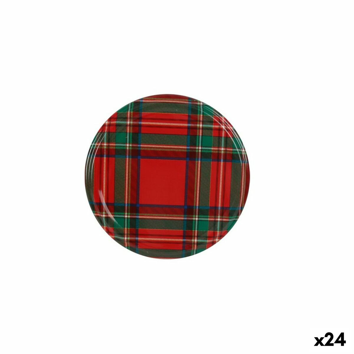 Set med lock Sarkap   Skotte 6 Delar 6,6 x 0,8 cm (24 antal)