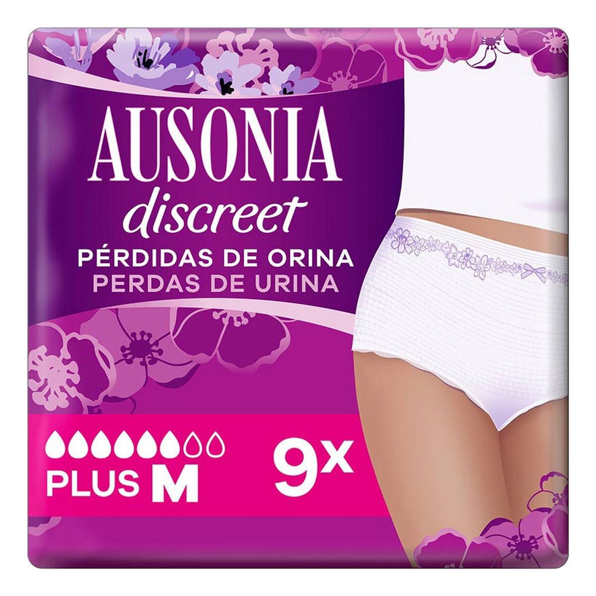 Inkontinensbinda Ausonia Discreet Boutique Medium (9 uds) - 2