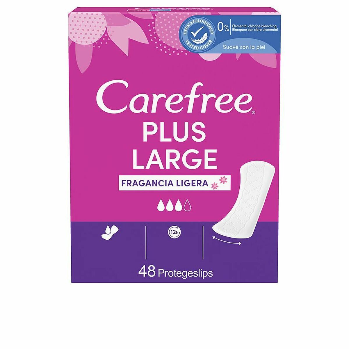 Trosskydd Carefree Plus Large (48 uds)