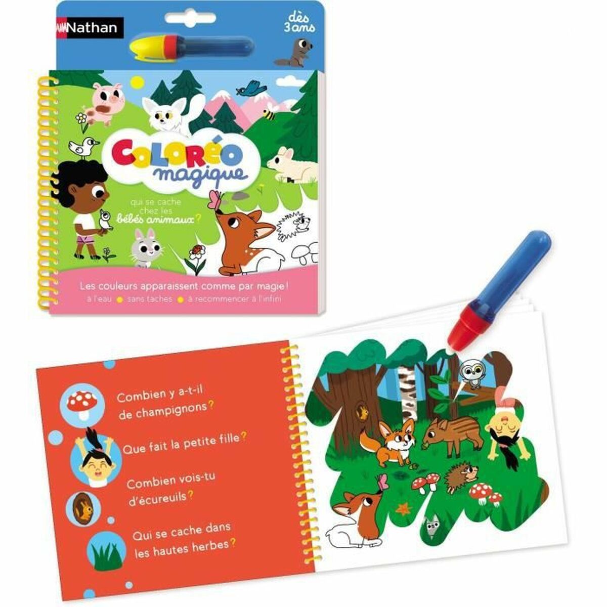 Ritningsset Nathan Baby animals