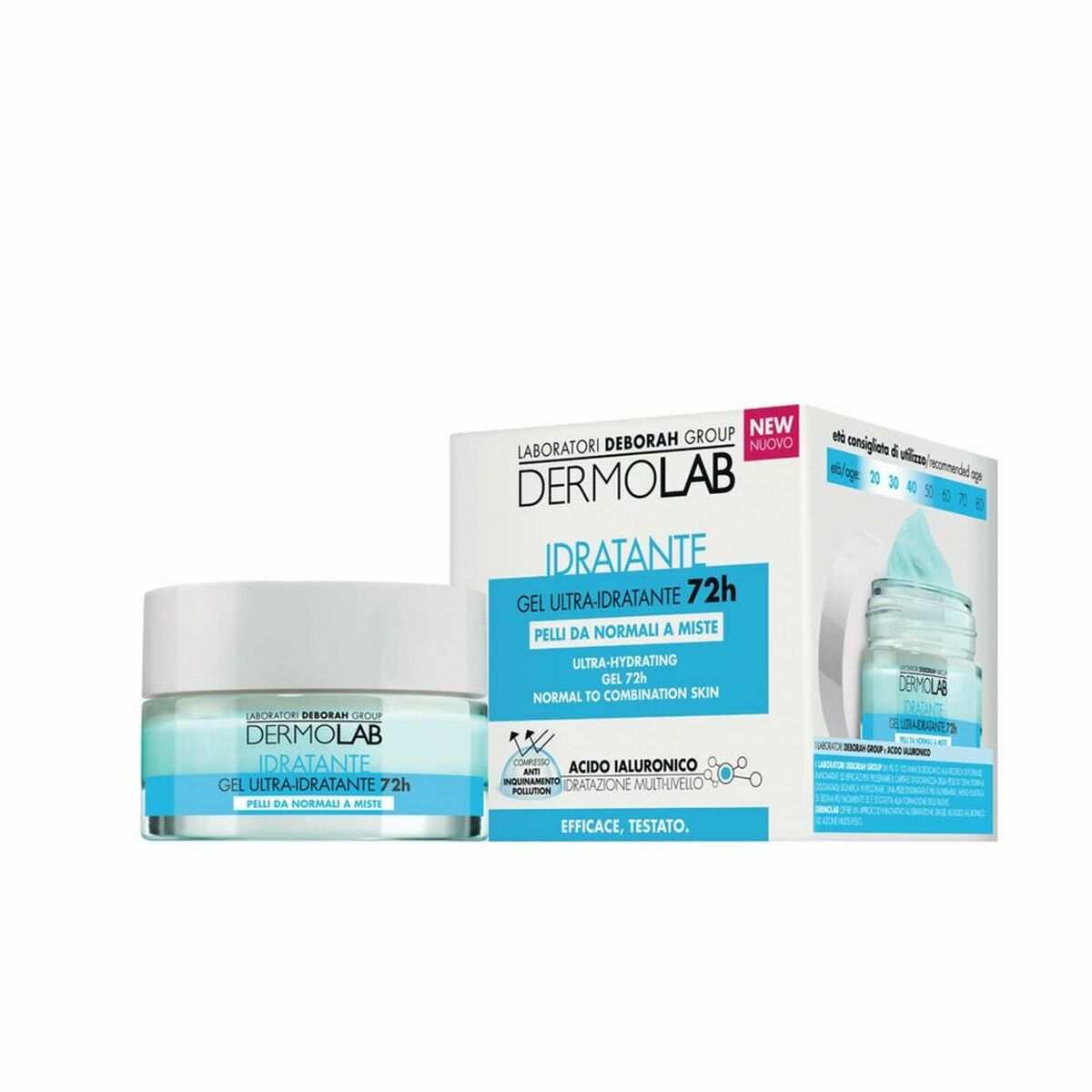 Ultra-fuktighetsgivande kräm Deborah VISO2DERMOIDUGE 50 ml - 2