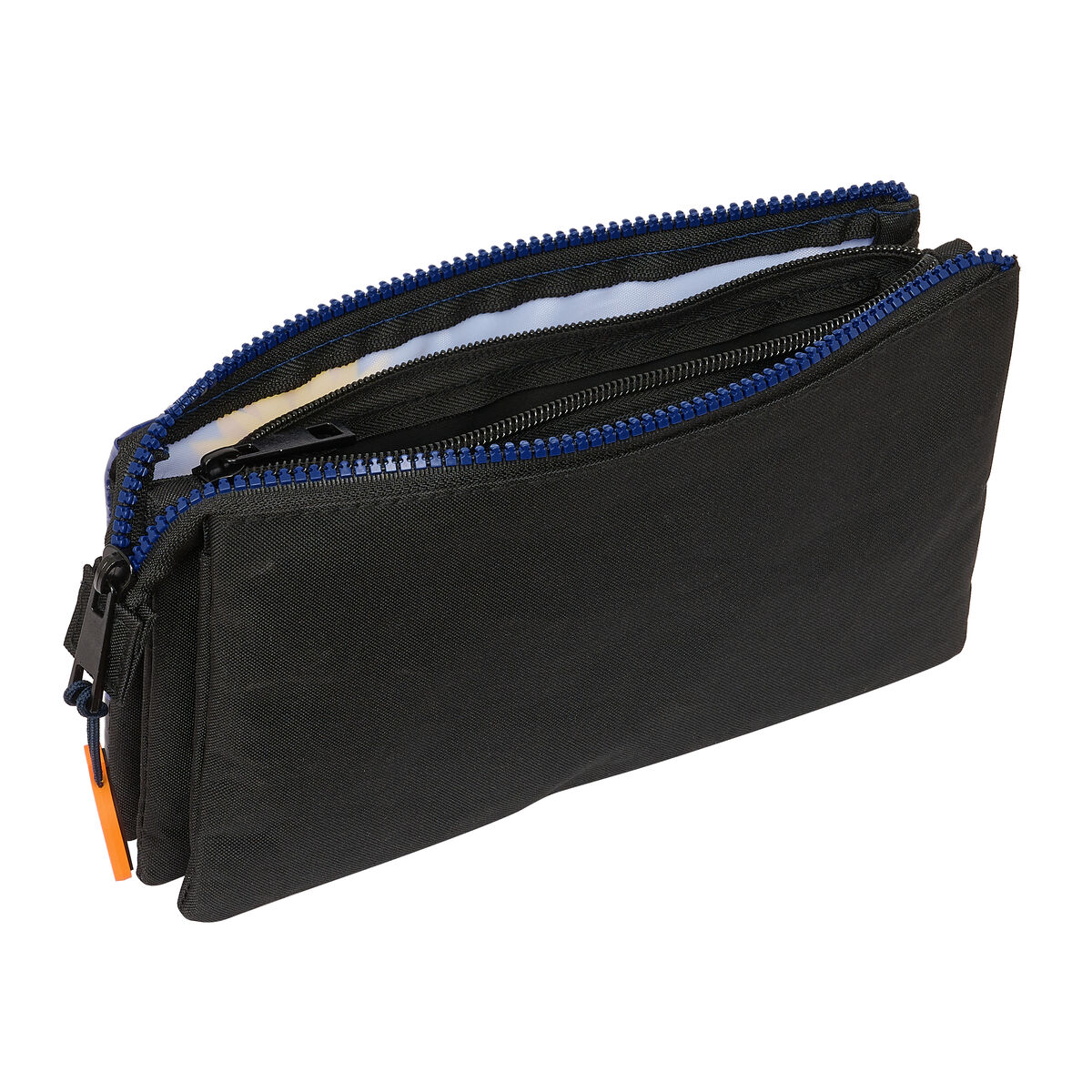Tredubbel Carry-all Naruto Ninja Blå Svart 22 x 12 x 3 cm - 2