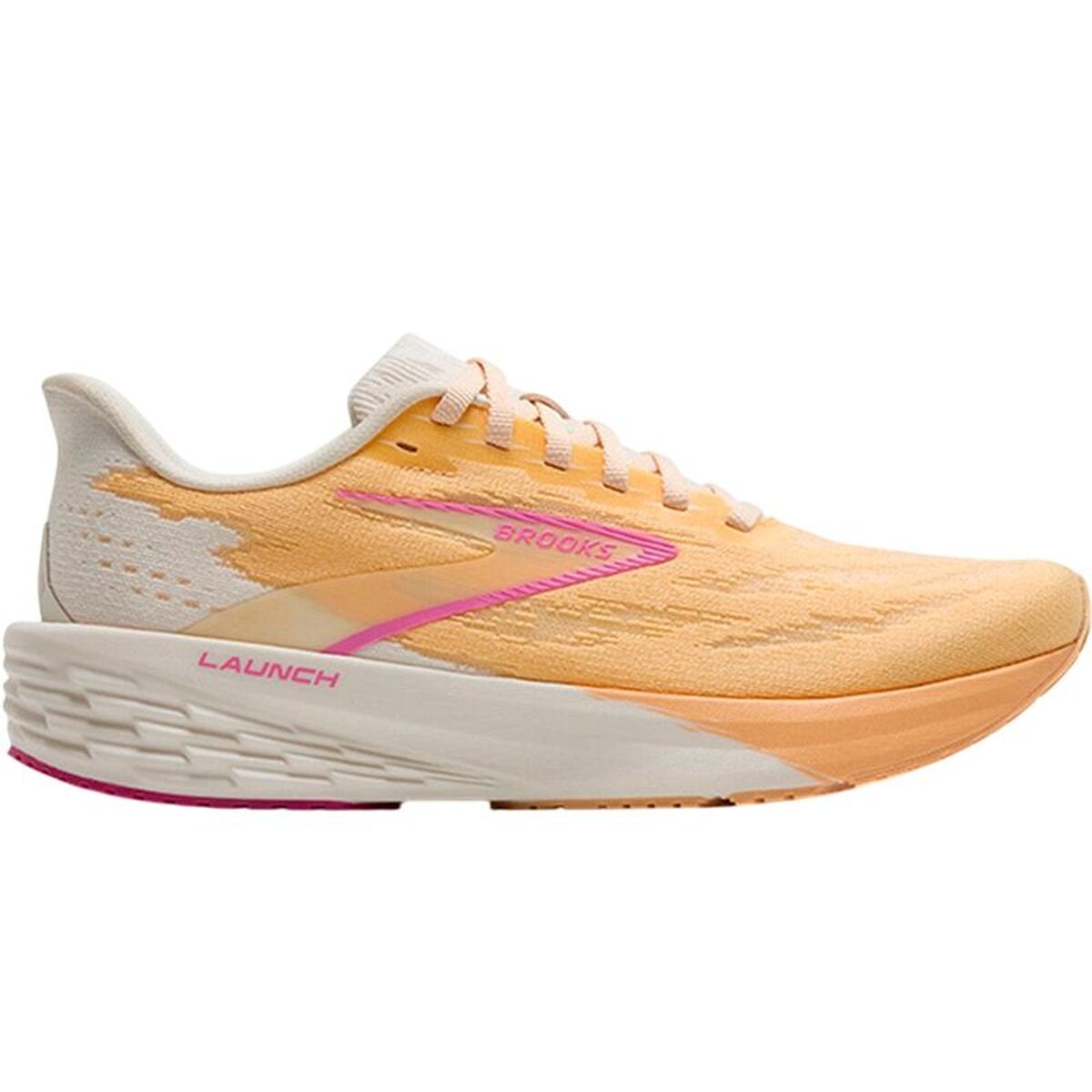 Löparskor, Vuxna Brooks Launch 11 Beige Orange