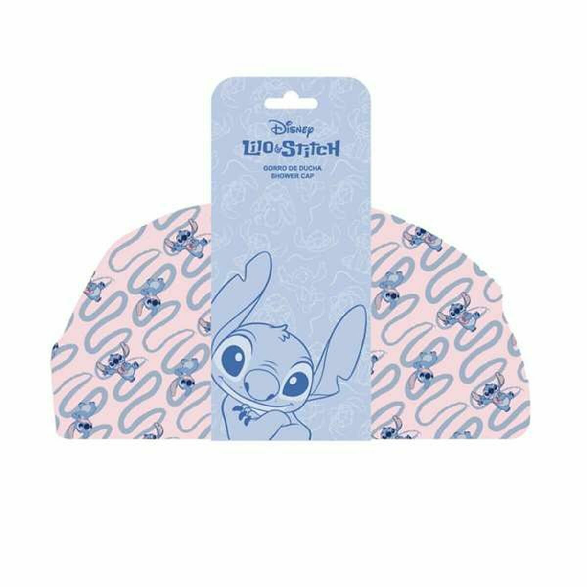 Duschmössa Stitch Blå 100 % polyester