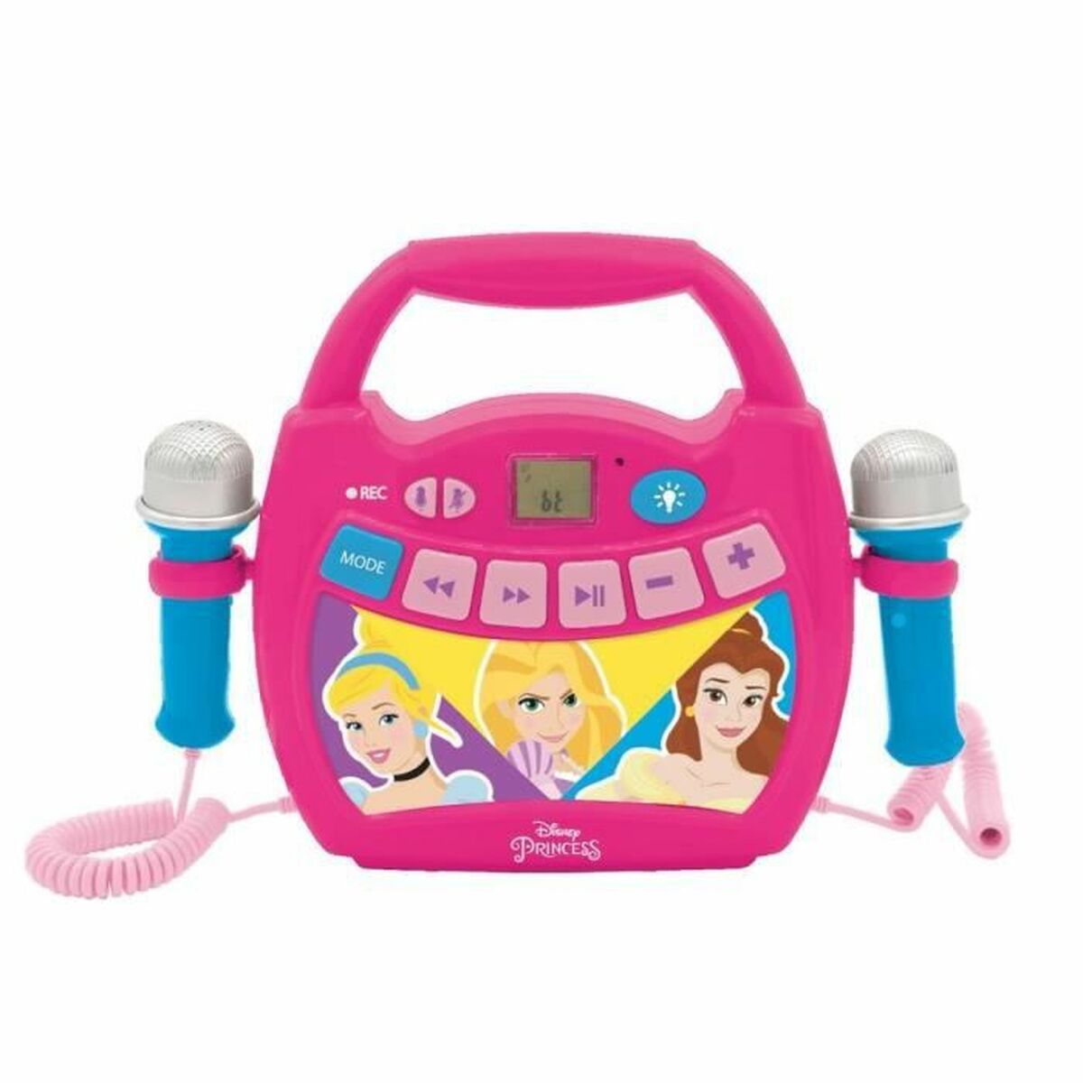 Bluetooth Högtalare med Karaoke Mikrofon Lexibook PRINCESA DE DISNEY