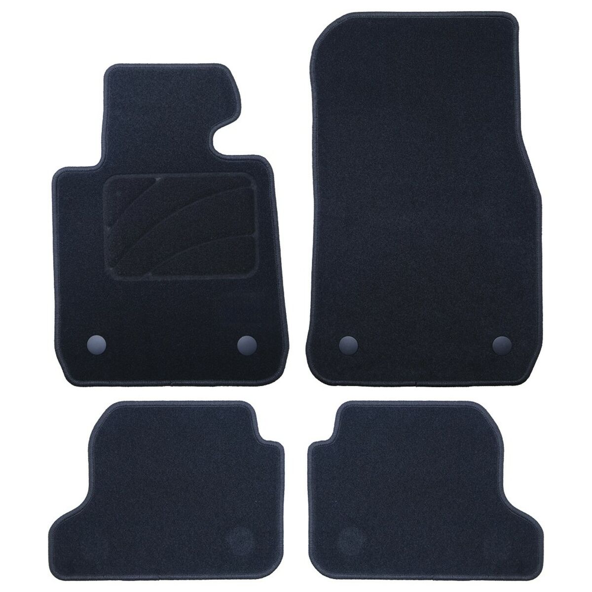 Set med bilgolvmattor OCC Motorsport OCCBW0045 Bmw F22 Serie 2 Coupe 5 Delar