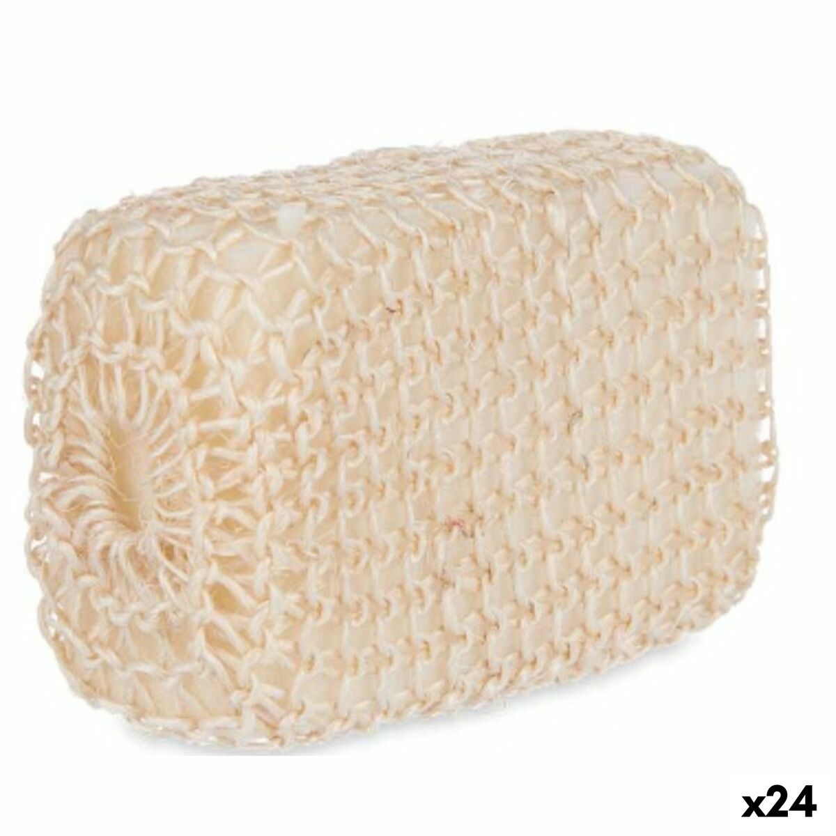 Rengöringssvamp Berilo Vit Beige 14 x 6,5 x 9 cm 9 x 14 x 6 cm (24 antal)