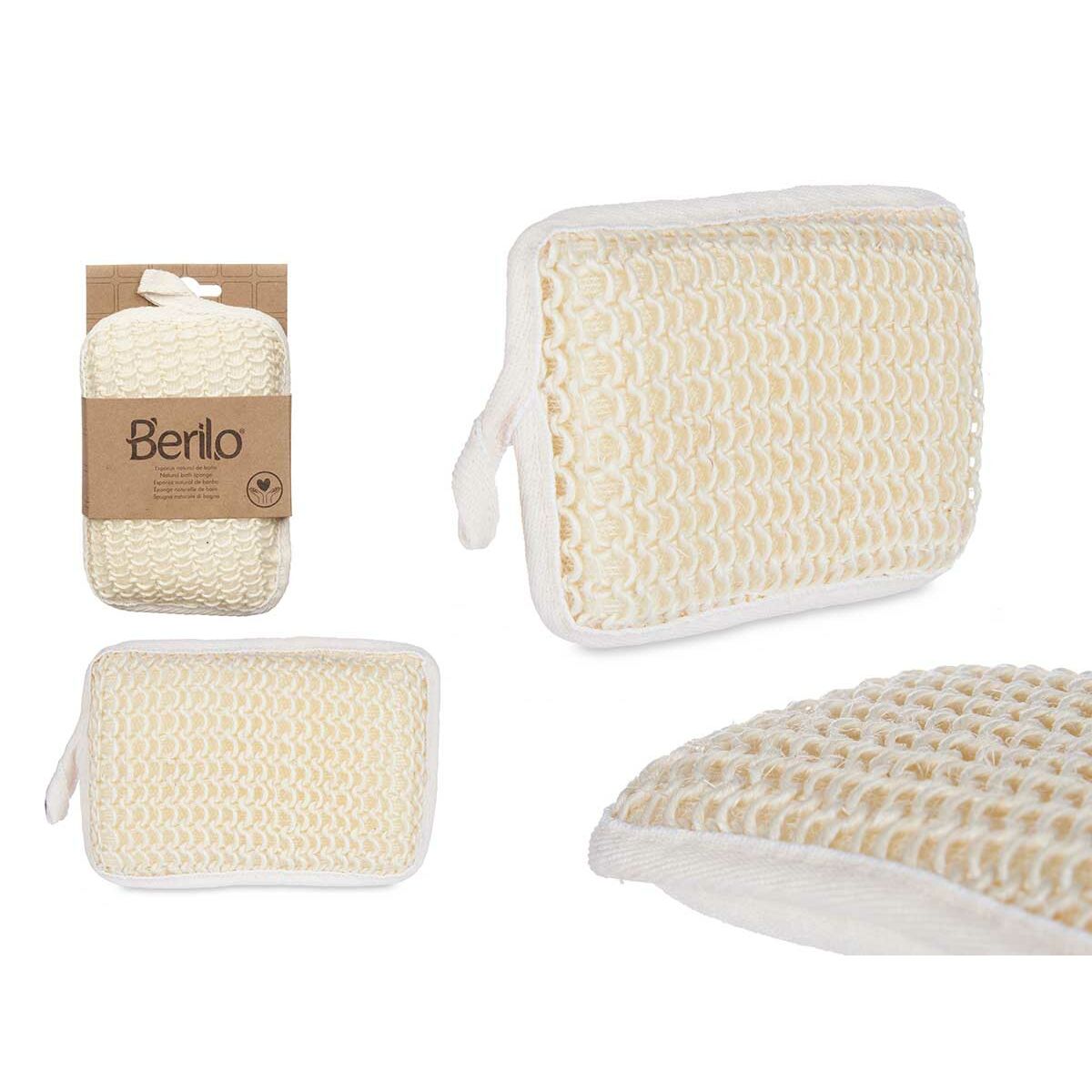 Rengöringssvamp Berilo Vit Beige 11 x 16,5 x 3 cm (12 antal) - 3