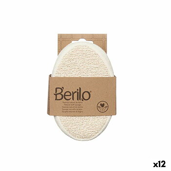 Rengöringssvamp Berilo Vit Beige 15 x 5 x 10 cm (12 antal)