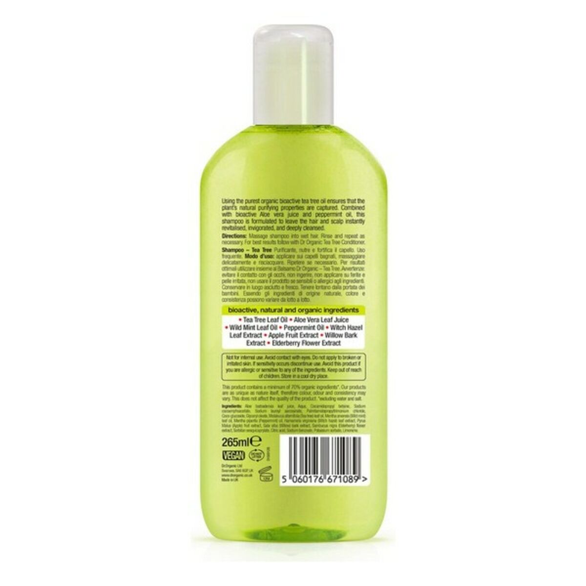 Rengöring schampo Dr.Organic DR00150 265 ml - 2