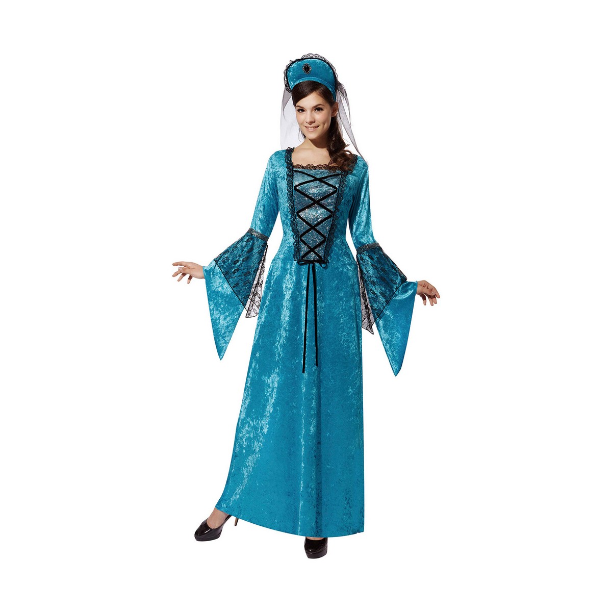 Maskeraddräkt vuxna My Other Me Blå Prinsessa M/L