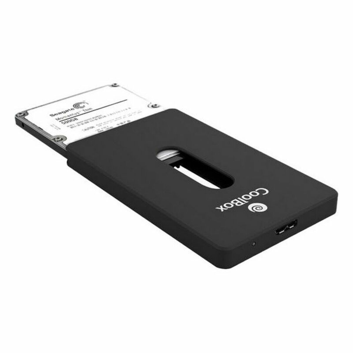 Hårddiskkabinett CoolBox SlimChase S-2533 Svart 2,5" - 3