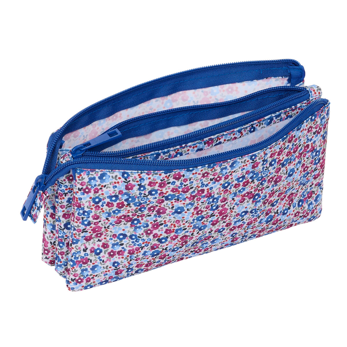 Bag Nait Nait Flores coimbra azul Blå 22 x 12 x 3 cm - 2