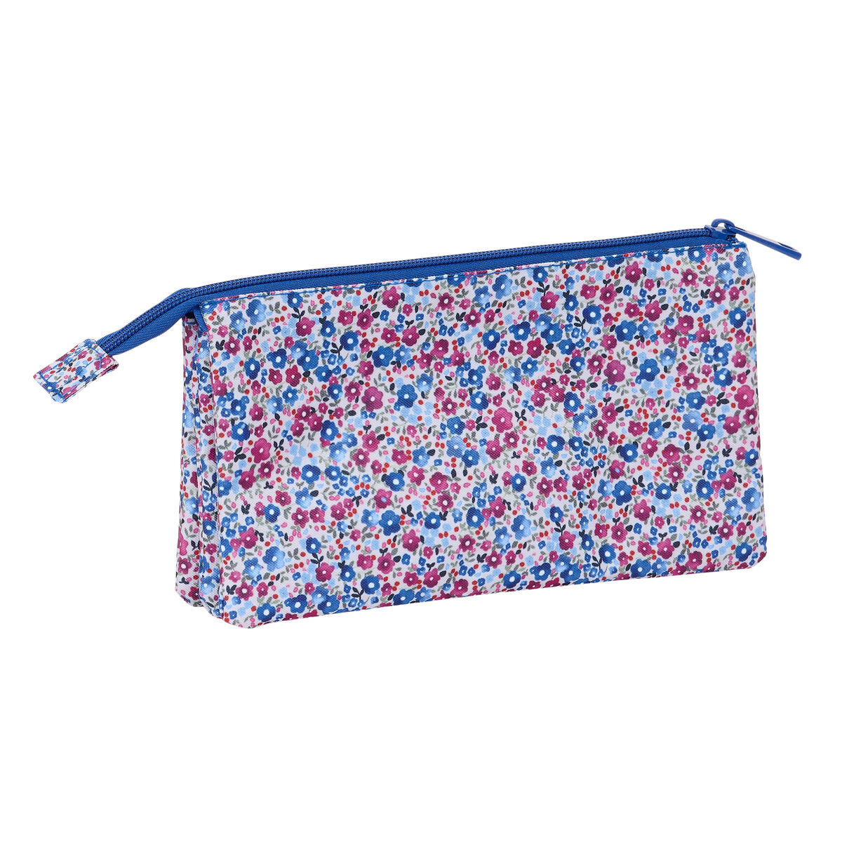 Bag Nait Nait Flores coimbra azul Blå 22 x 12 x 3 cm - 3