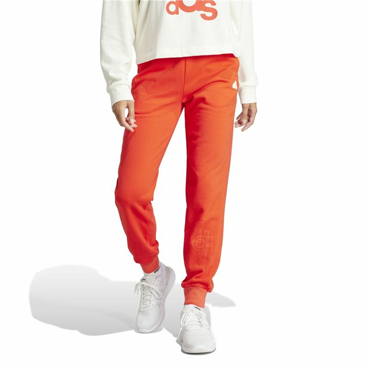 Långa träningsbyxor Adidas Bluv Röd Kvinna - 2