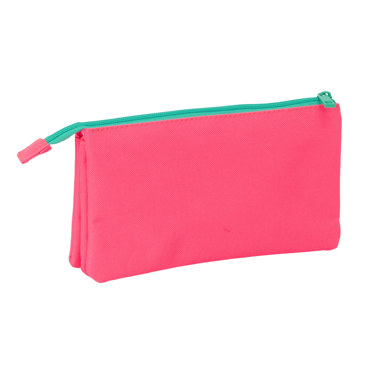 Tredubbel Carry-all Nait Nait Rosa fluor Rosa 22 x 12 x 3 cm - 3