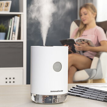 Uppladdningsbar ultraljudsluftfuktare Vaupure InnovaGoods
