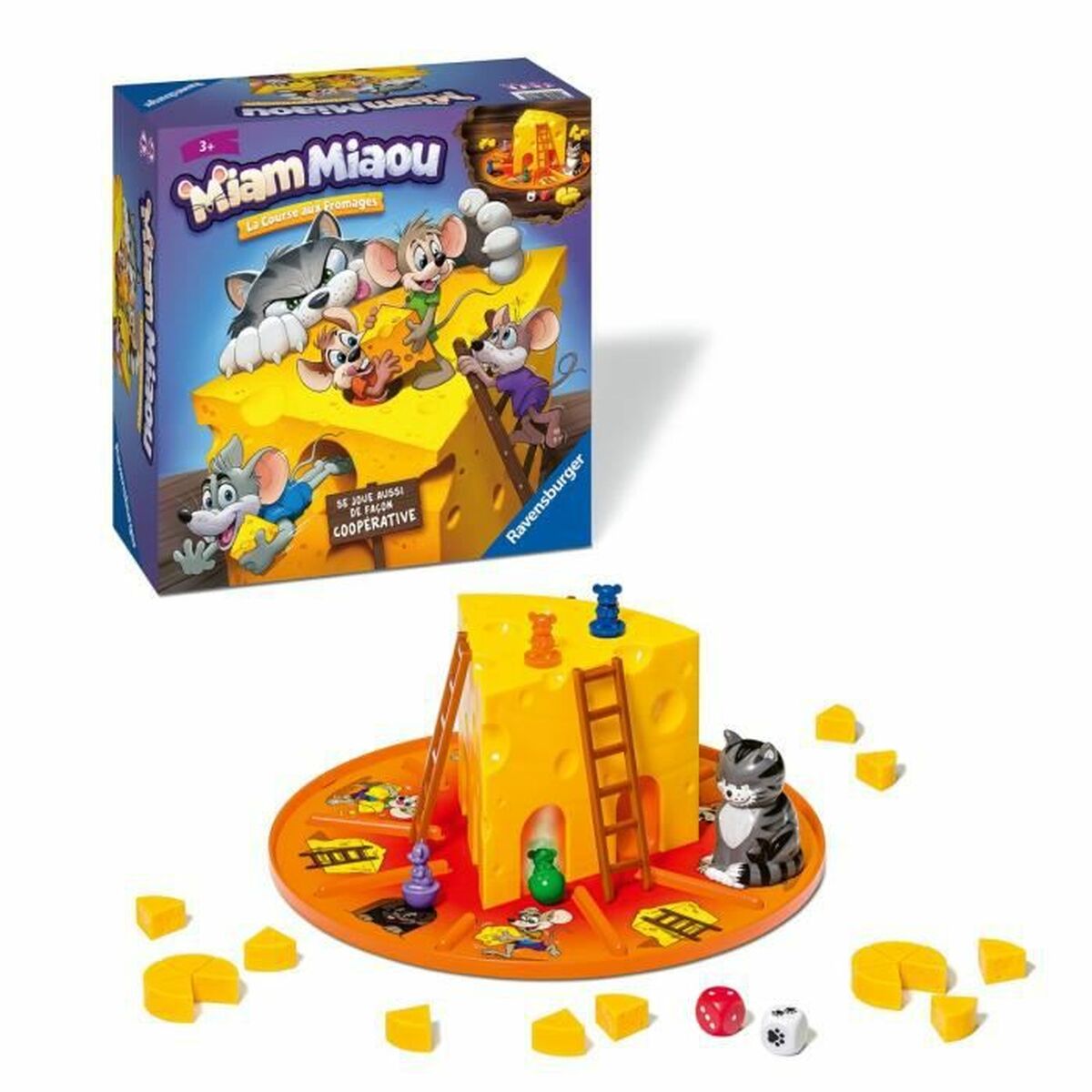 Sällskapsspel Ravensburger Miam Miaou 27 x 11 x 27 cm 27 x 27 x 11 cm - 2
