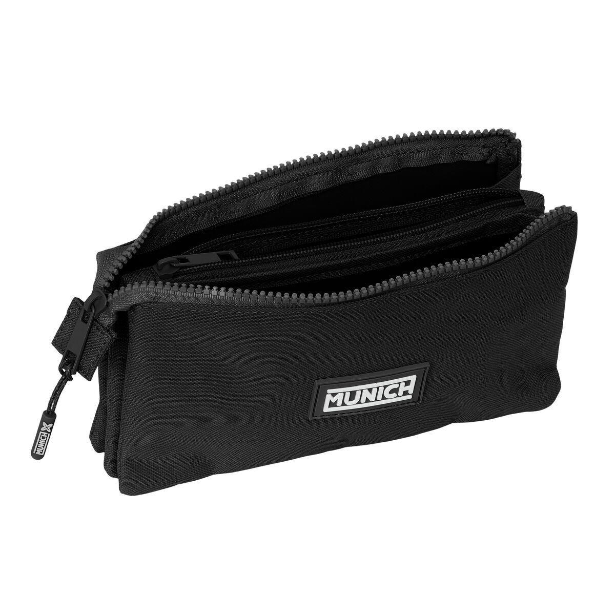 Tredubbel Carry-all Munich Negro Svart 22 x 12 x 3 cm - 2