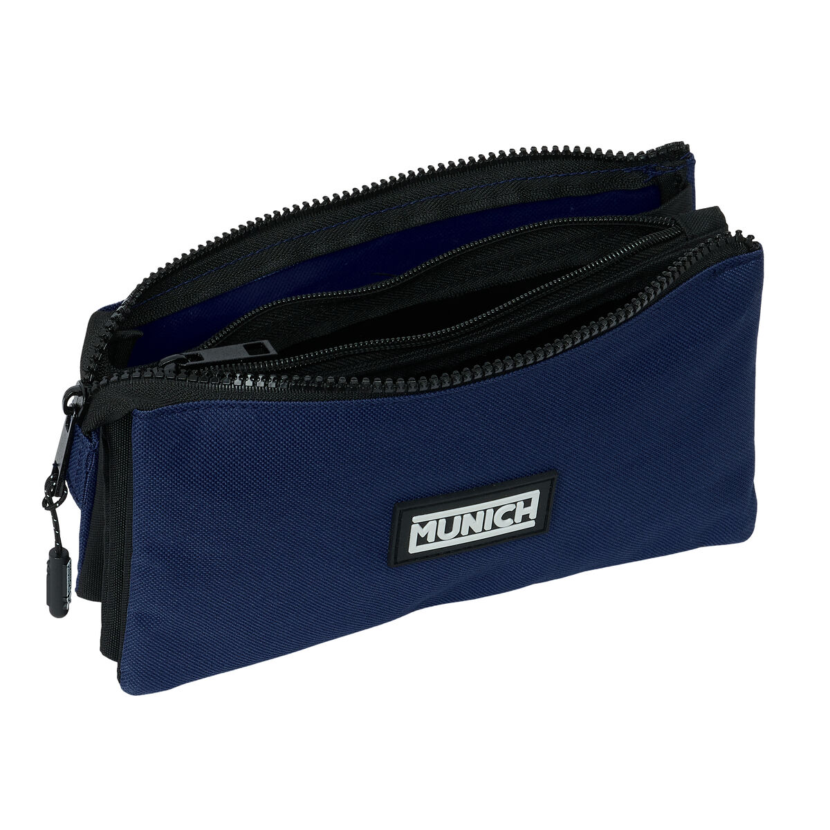 Tredubbel Carry-all Munich Basic Marinblå 22 x 12 x 3 cm - 3