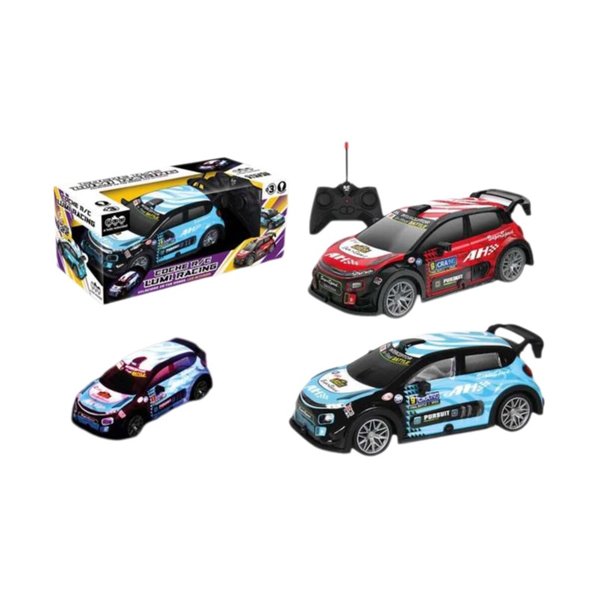 Radiostyrd bil Lumi Racing Blå Röd 1:22 19 x 8 x 7 cm