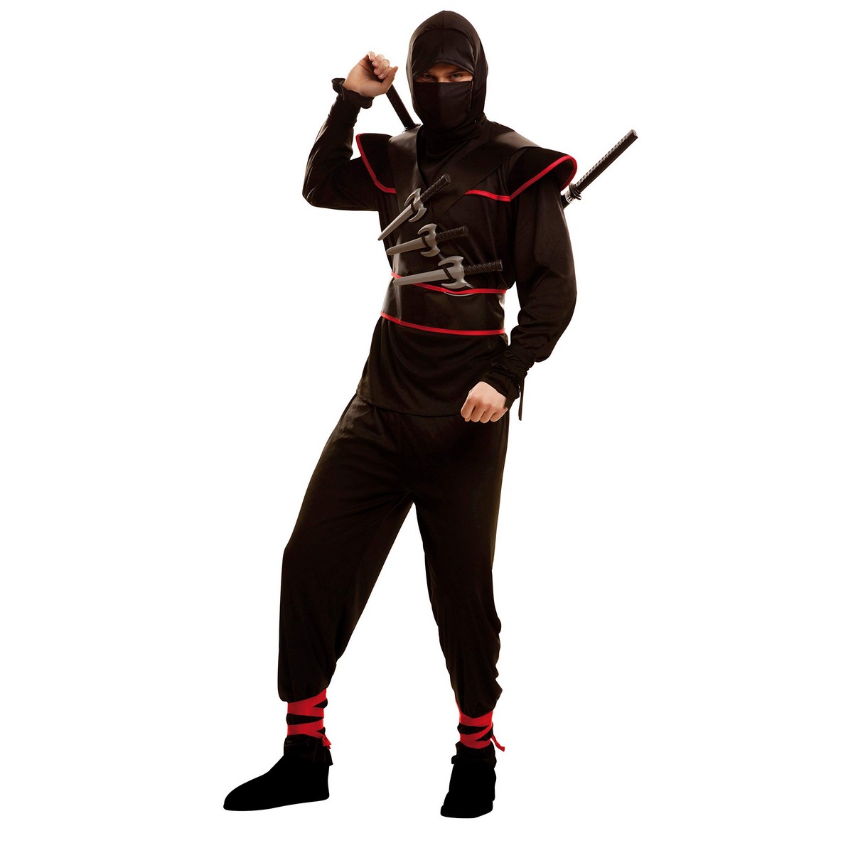 Maskeraddräkt vuxna My Other Me Ninja Mördare Svart S