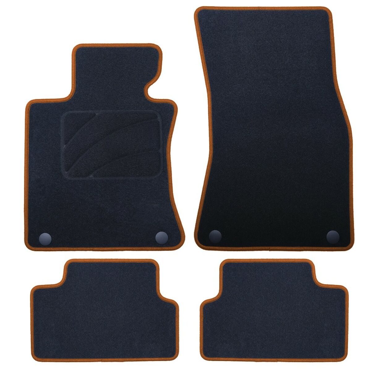 Set med bilgolvmattor OCC Motorsport OCCBW0014YE Bmw E64 Serie 6 Cabrio
