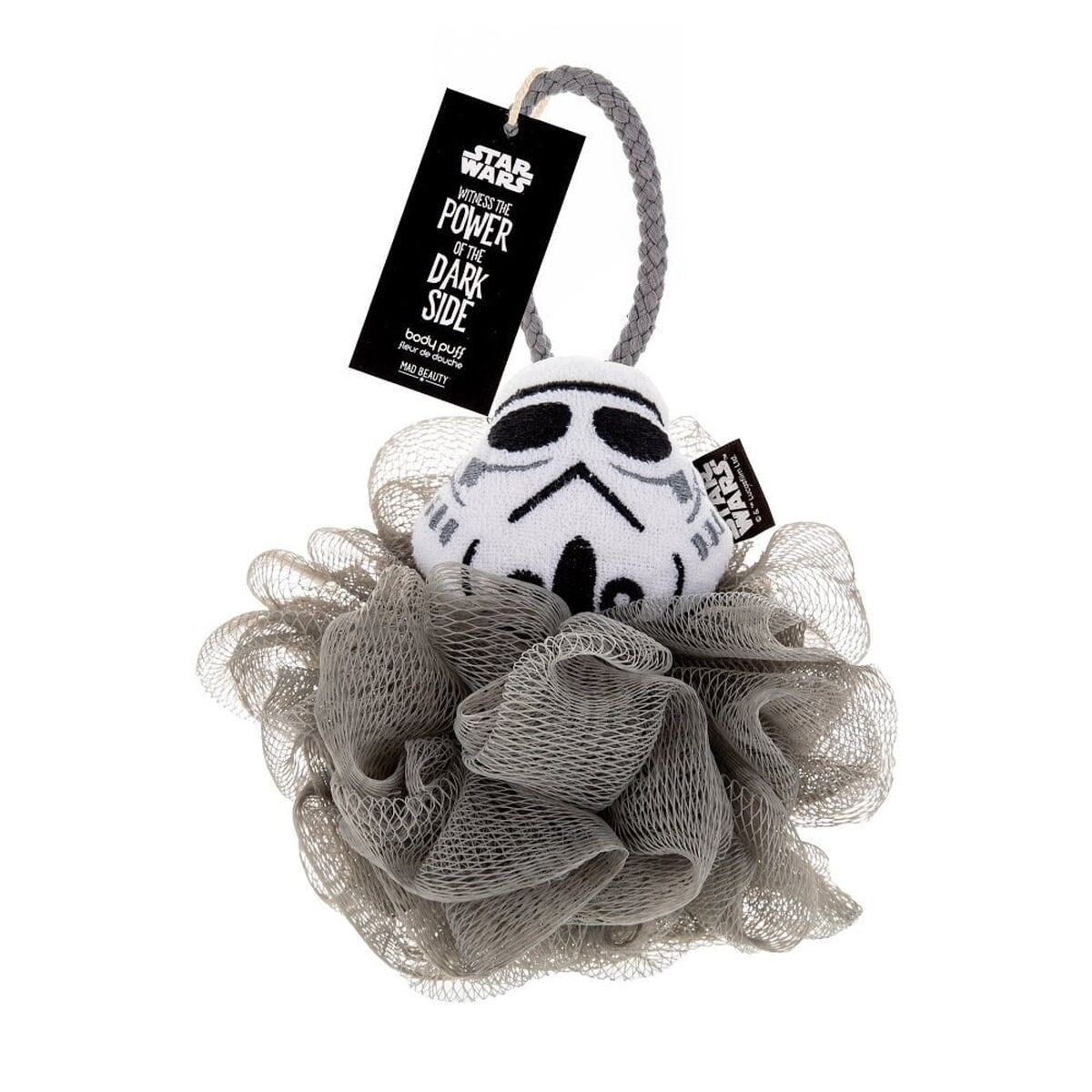 Rengöringssvamp Mad Beauty Star Wars Dark Side Vit Grå