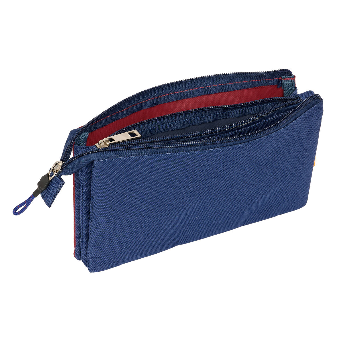 Tredubbel Carry-all Kings League Jijantes Rödbrun Marinblå 22 x 12 x 3 cm - 2