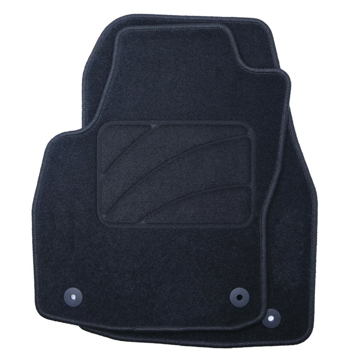 Set med bilgolvmattor OCC Motorsport OCCOP0008 Svart Opel Astra H Twintop Cabrio 4 Delar - 2