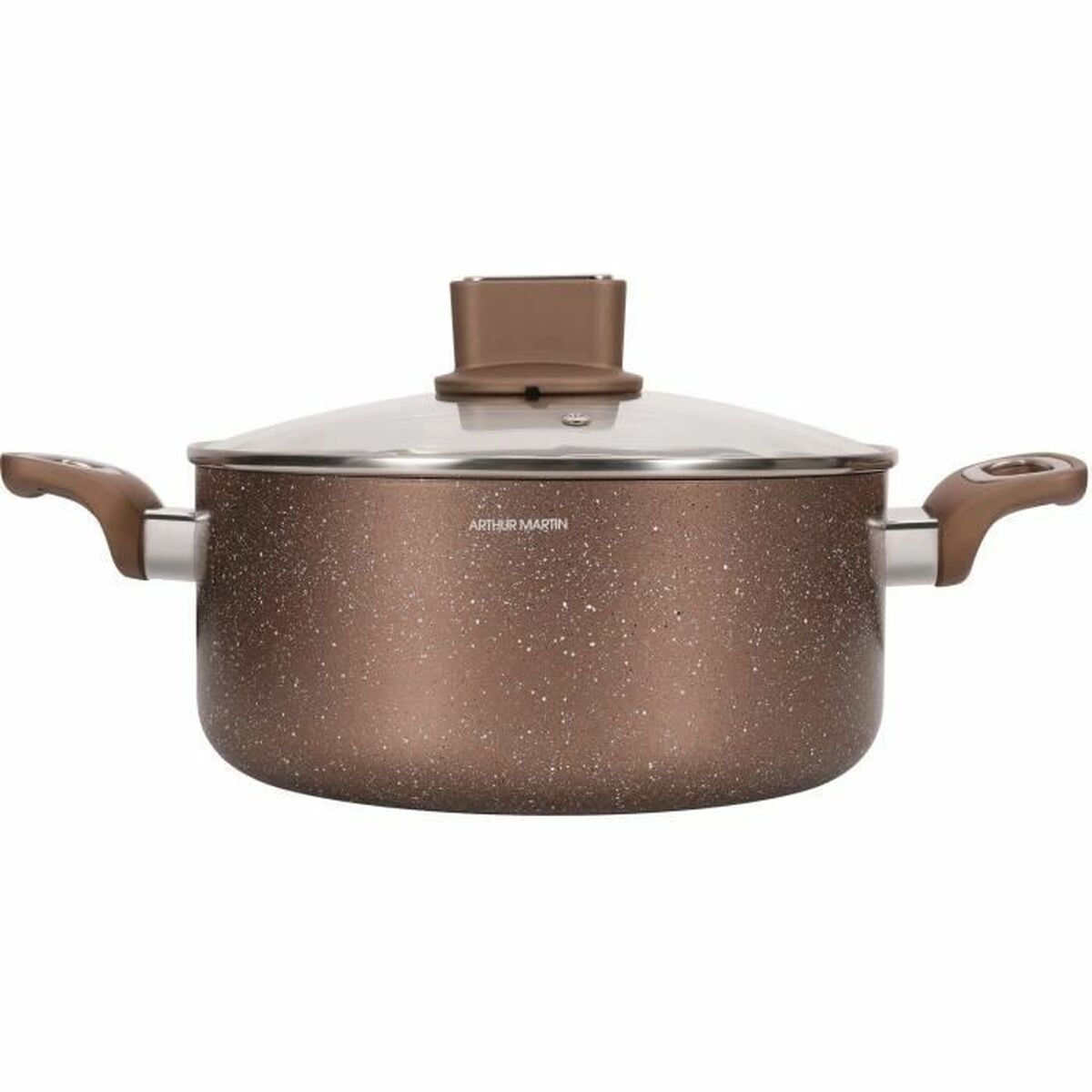 Kastrull med lock Arthur Martin Rosa 6 L 15 x 14 x 30 cm 2 Delar