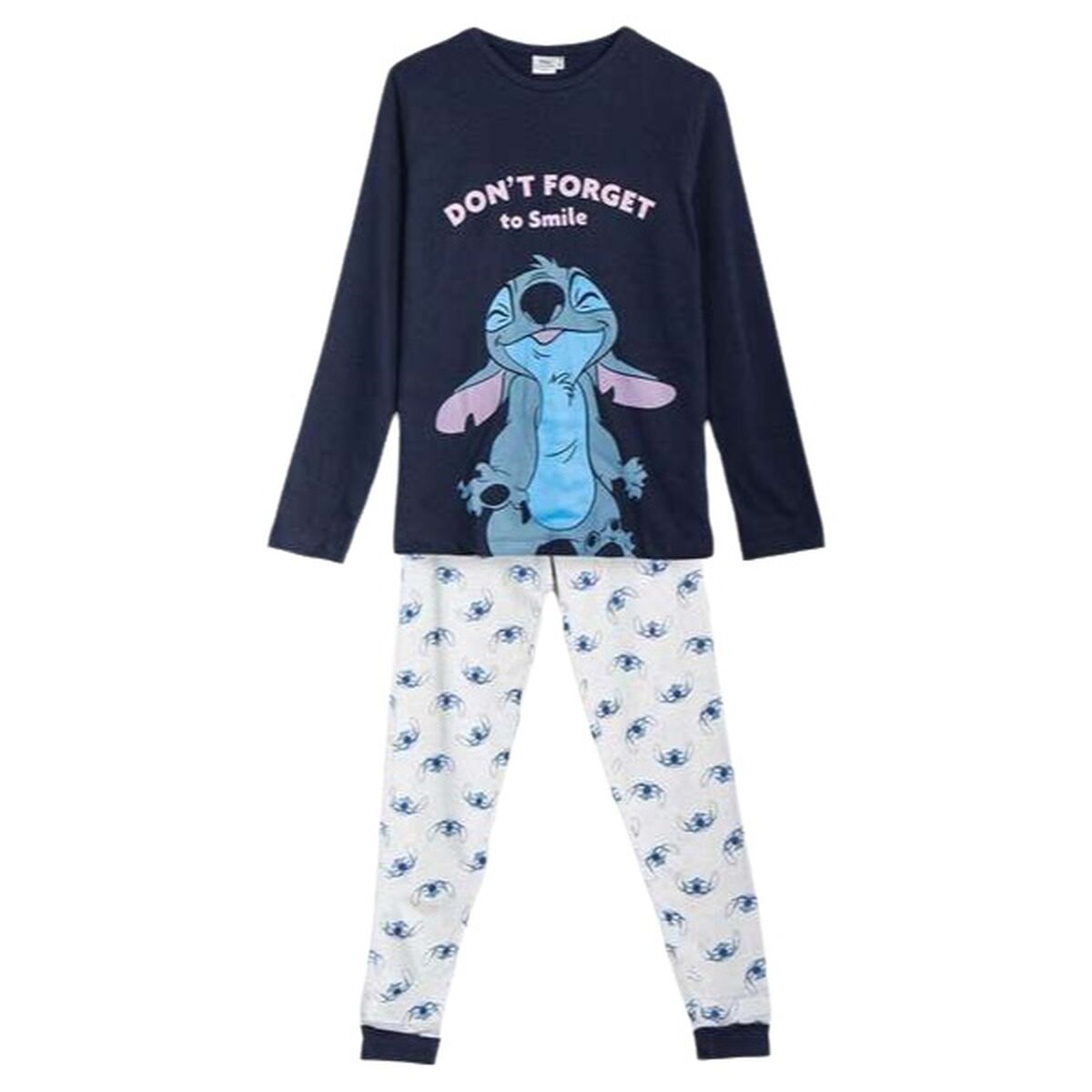 Pyjamas Stitch Blå